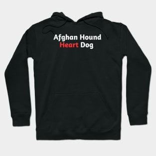 Afghan Hound Heart Dog Hoodie